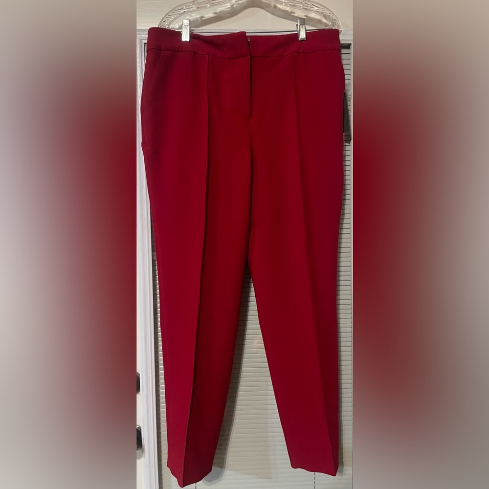 Chic Women's Red Trousers by Vince Camuto NWT